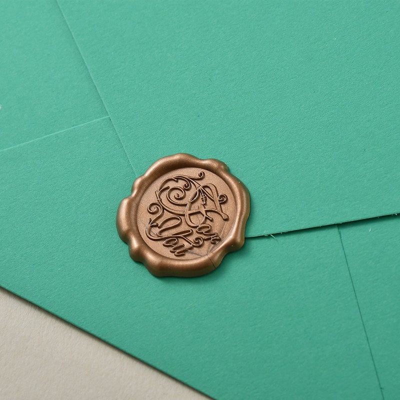 Avocado Green Envelope Letter Paper Suit Christmas Dark Green Birthday Greeting Card Invitation Card Handwritten Love Letter Fire Paint Envelope - Image 5